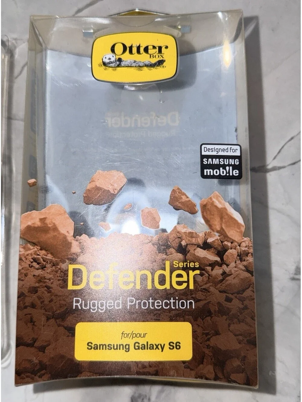 OtterBox Defender Case + Belt Clip Holster Samsung Galaxy S6 Black NEW